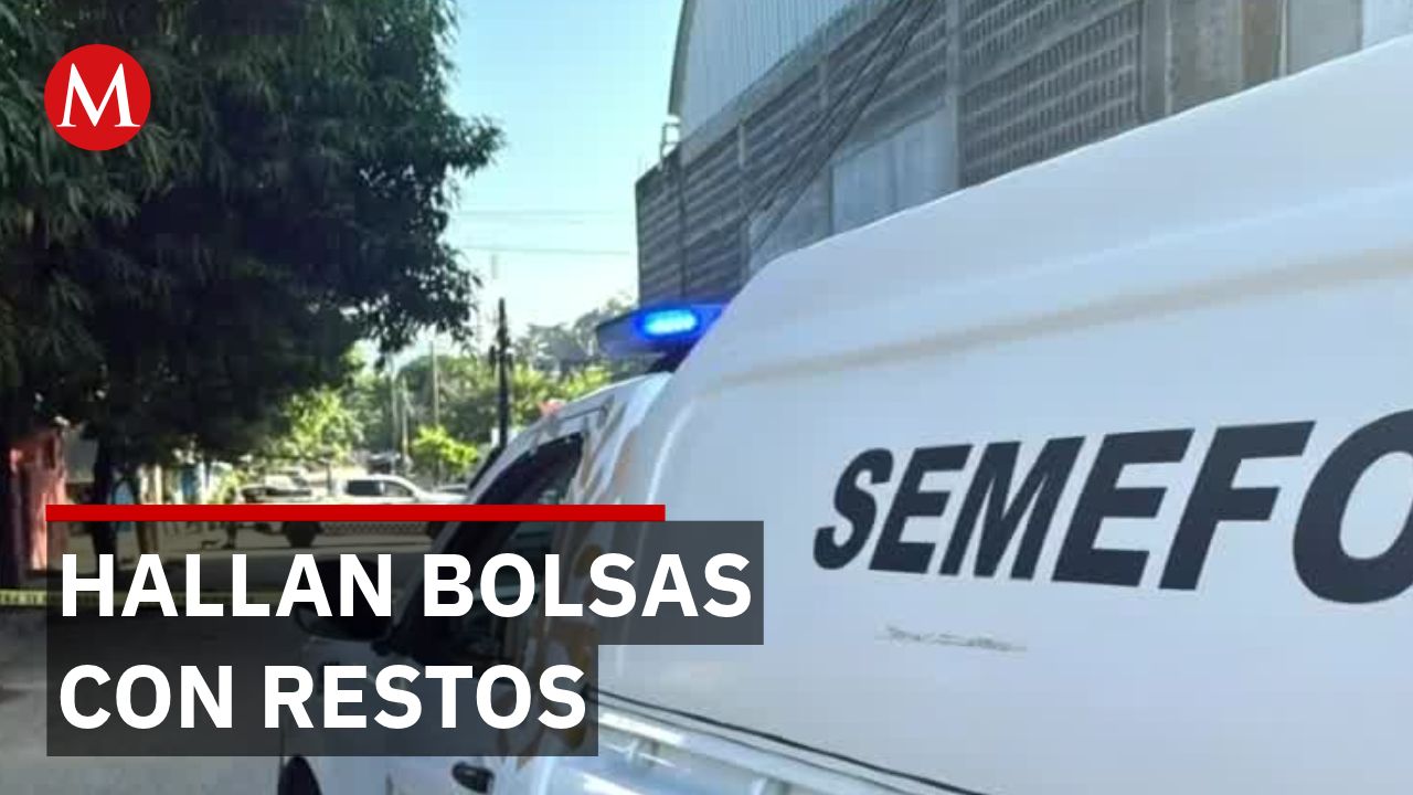 Hallan 2 bolsas con restos humanos en colonia de Acapulco