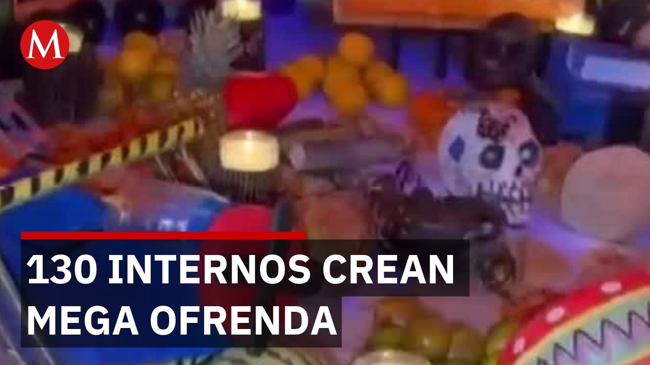 Más de 130 internos elaboran mega ofrenda para su reinserción social