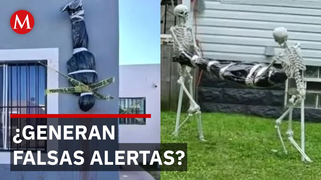 Jalisco pide evitar adornos de Halloween que simulan escenas del crimen