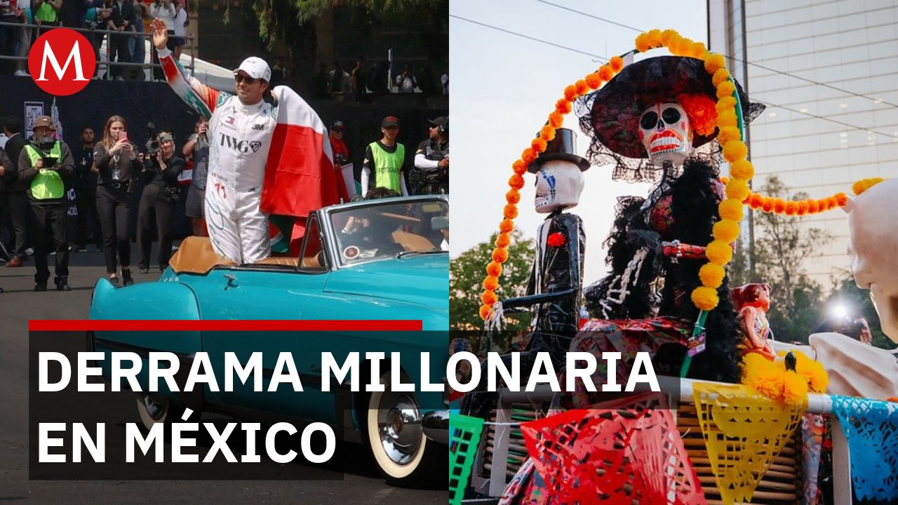 Día de Muertos y Fórmula 1 dejarían derrama de 72 mil millones de pesos en México