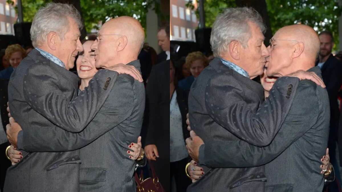 Patrick Stewart e Ian McKellen | Getty Images