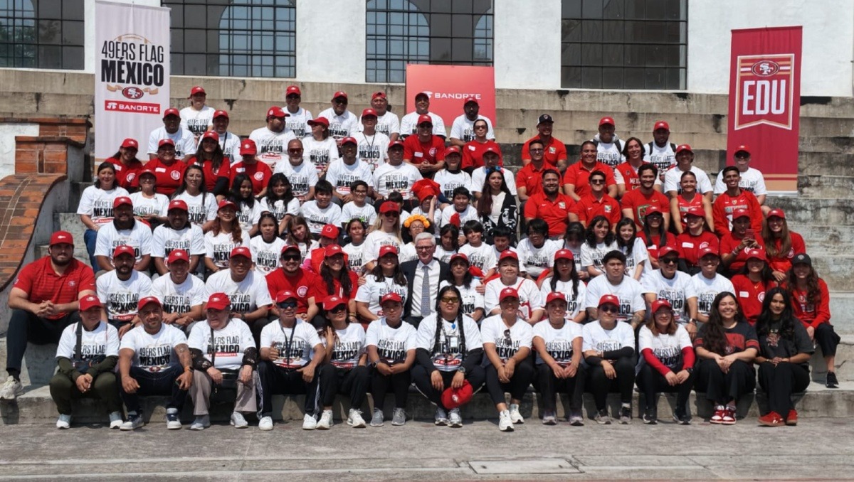 San Francisco 49ers incorpora 49 escuelas en Ciudad de México al programa escolar 49ers Flag México (Itzaiana Martínez Larc)