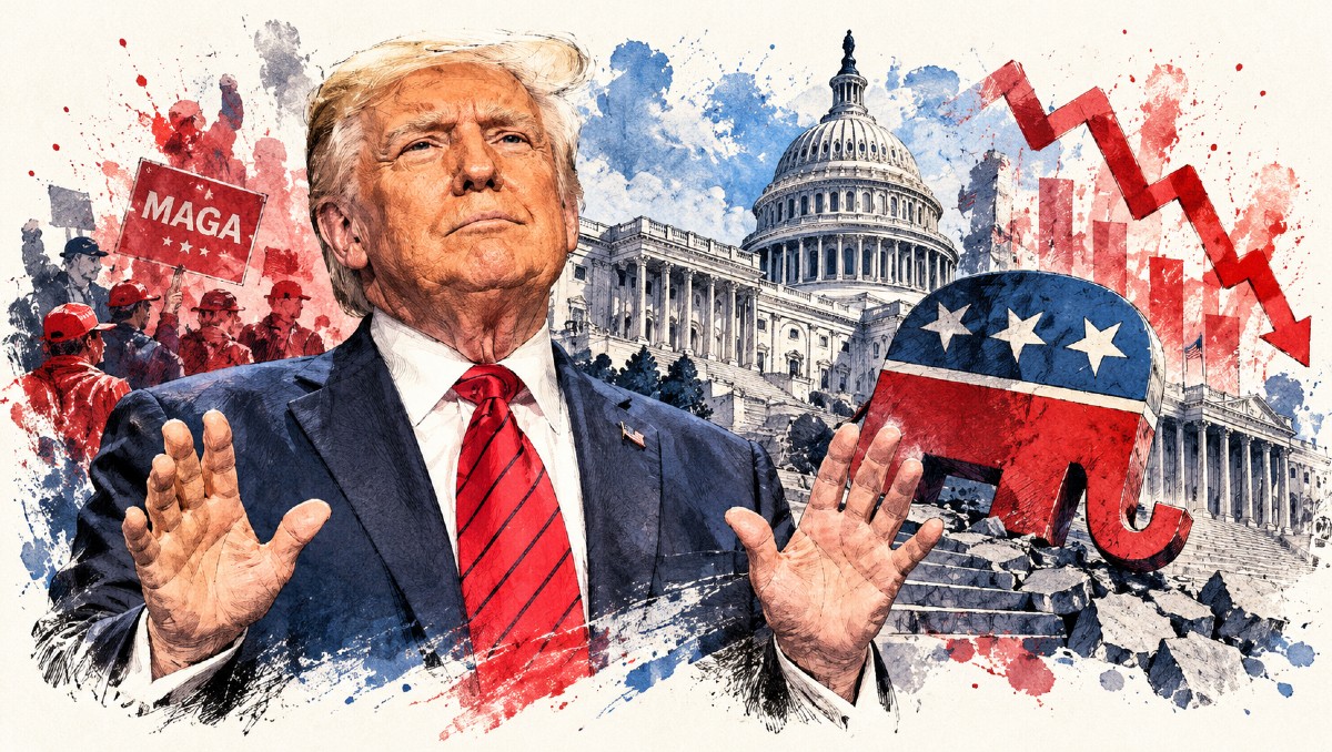 Trump ha intervenido en numerosas primarias para respaldar a candidatos afines | Imagen generada con IA