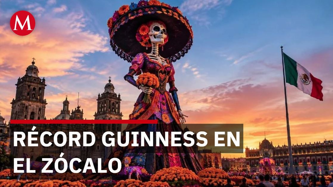 CdMx gana récord Guinness con la catrina más grande del mundo