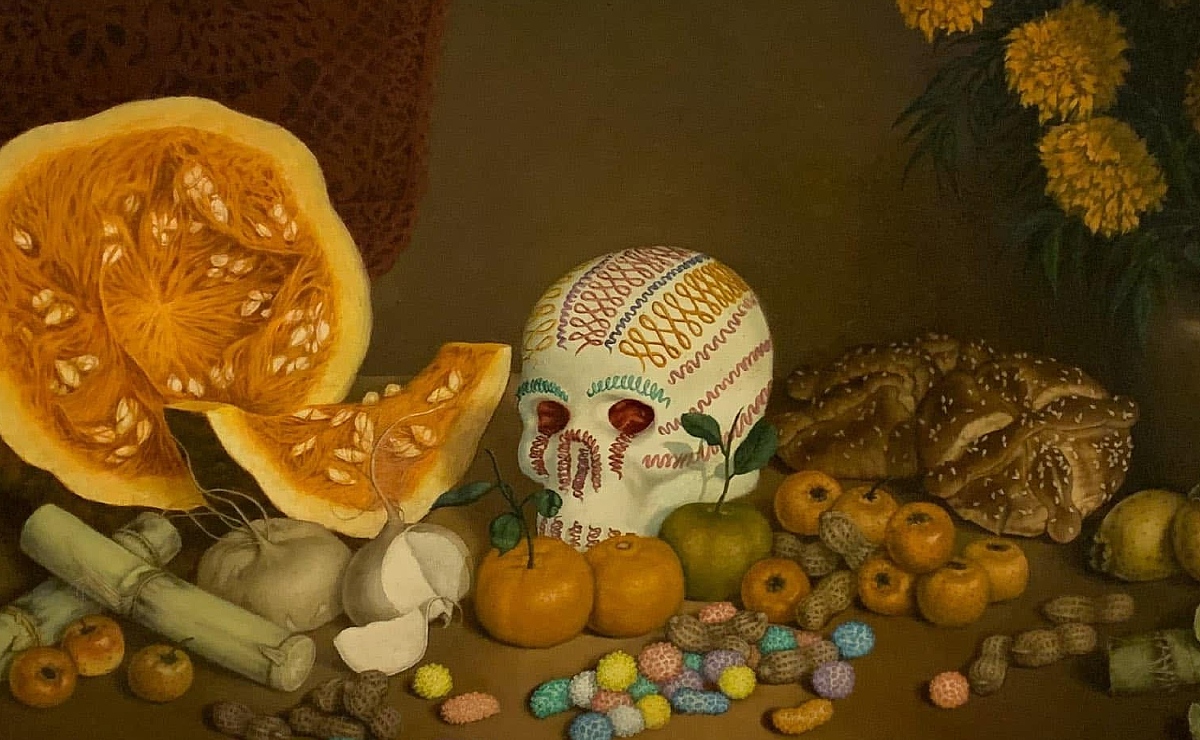 Un homenaje a figuras de la vida cultural y artística de México que partieron en 2026. | Manuel Muñoz Olivares, ‘La ofrenda’. (Redes sociales MUNAL)