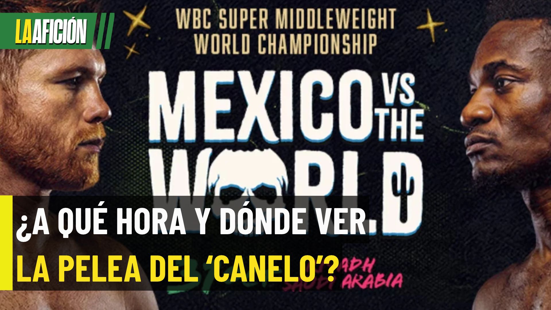 ¿A qué hora y dónde ver le pelea de Saúl 'Canelo' Álvarez vs Christian Mbilli?