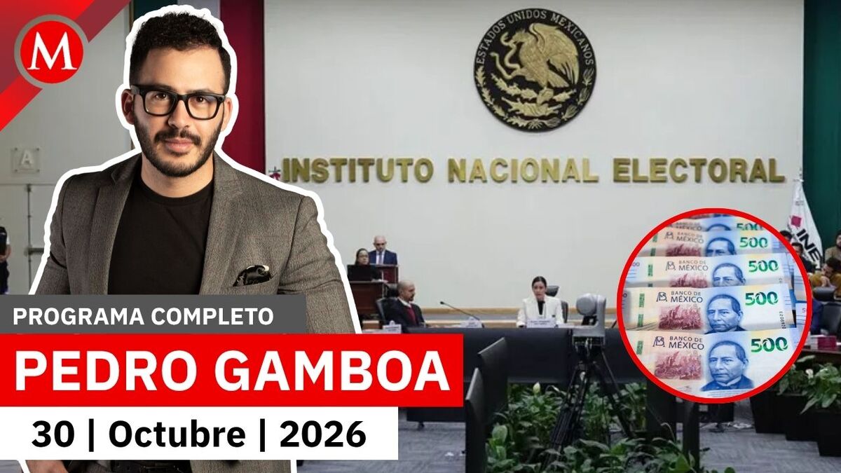Imputan a 5 funcionarios del INE por varias irregularidades | Pedro Gamboa, 30 de octubre de 2026