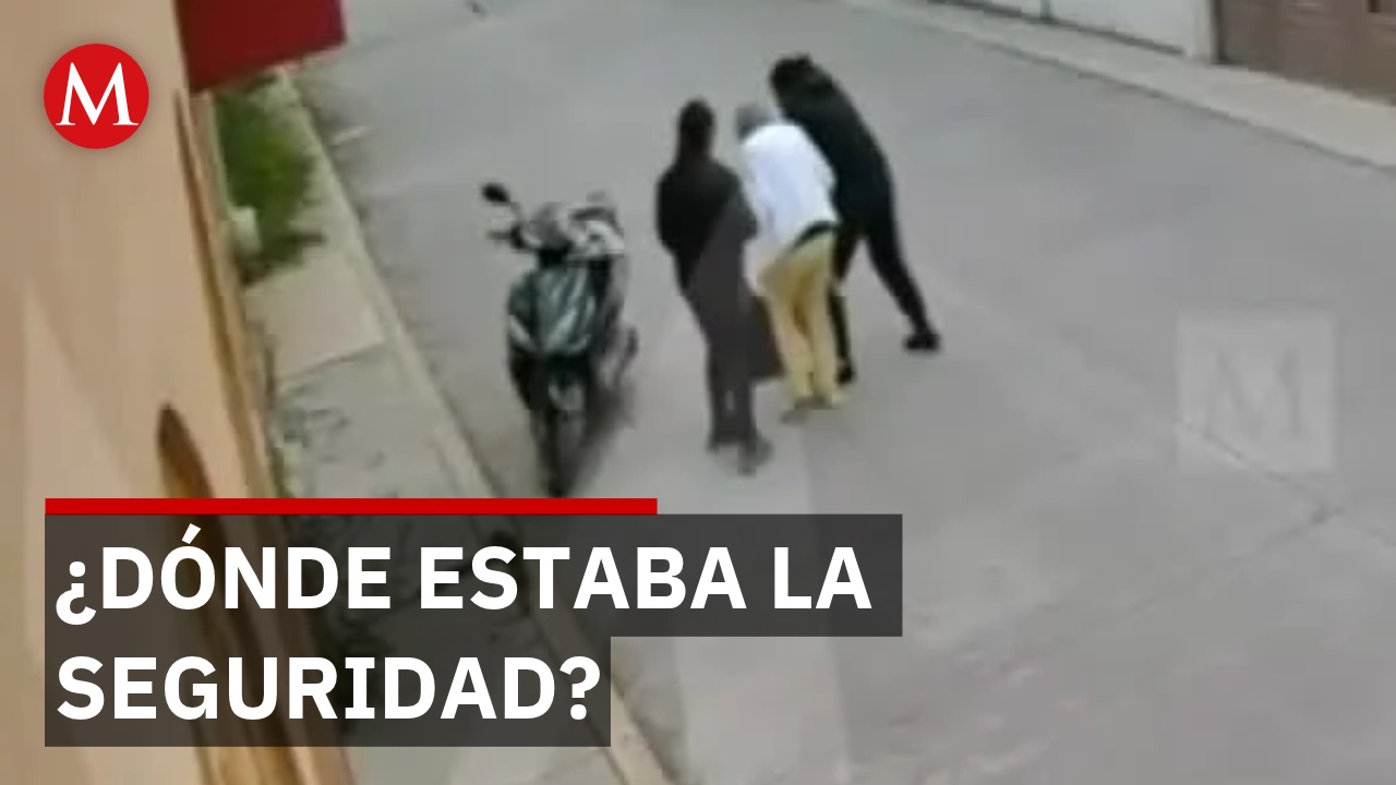 Mujeres asaltan a adulta mayor en Tepotzotlán mientras seguridad cuida evento oficial