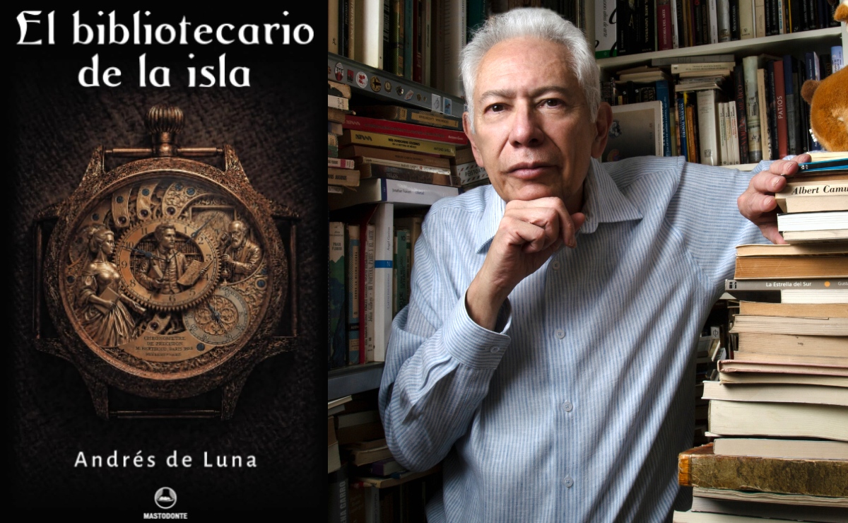 El narrador y ensayista Andrés de Luna, autor de ‘El bibliotecario de la isla’. (Editorial Mastodonte | Foto: Norma Patiño Navarro)