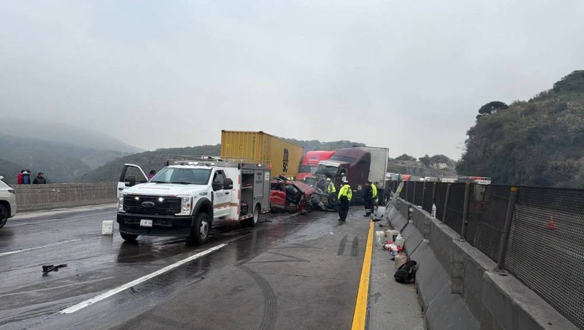 El percance generó importantes afectaciones viales y congestionamiento vehicular. | Foto: Especial