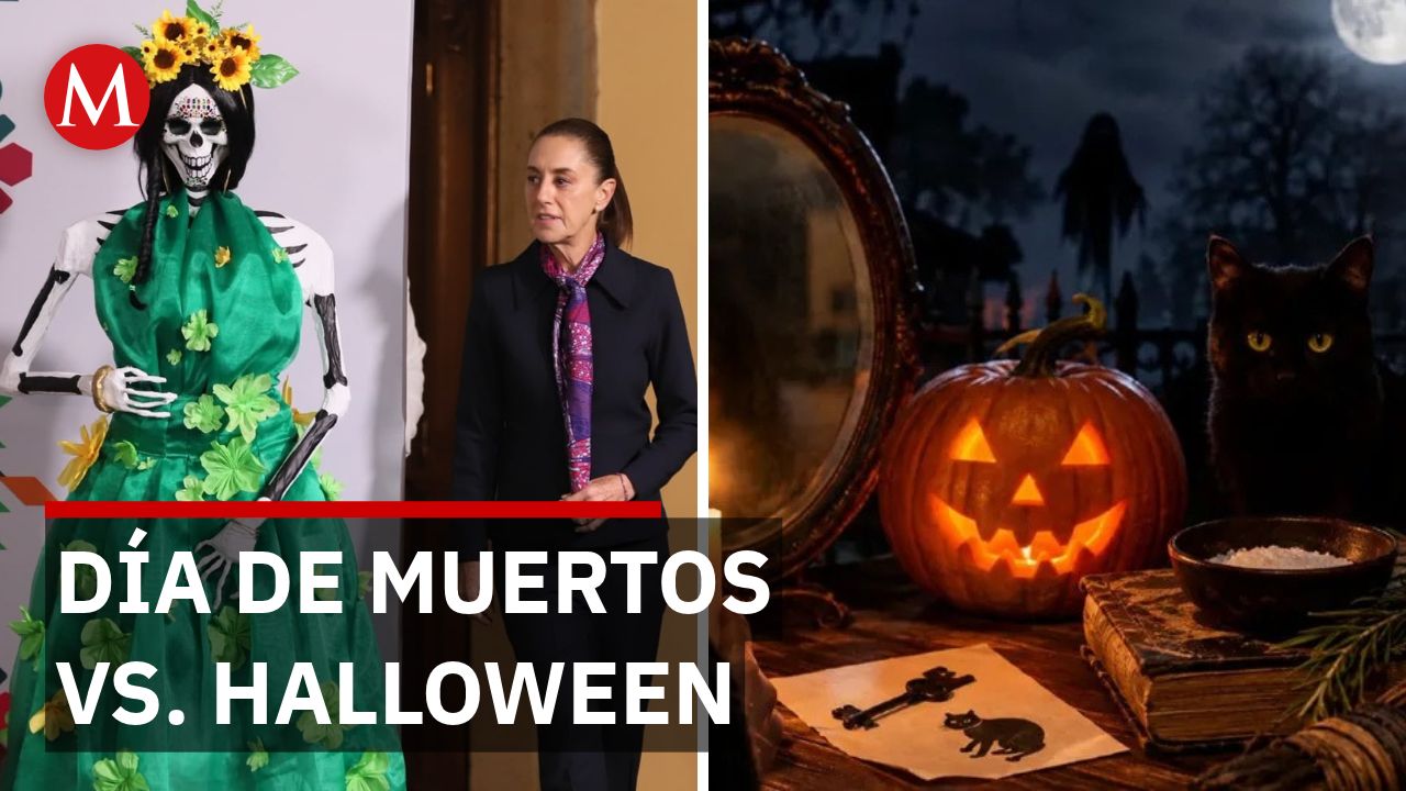 Sheinbaum rescata el Día de Muertos frente a la influencia de Halloween