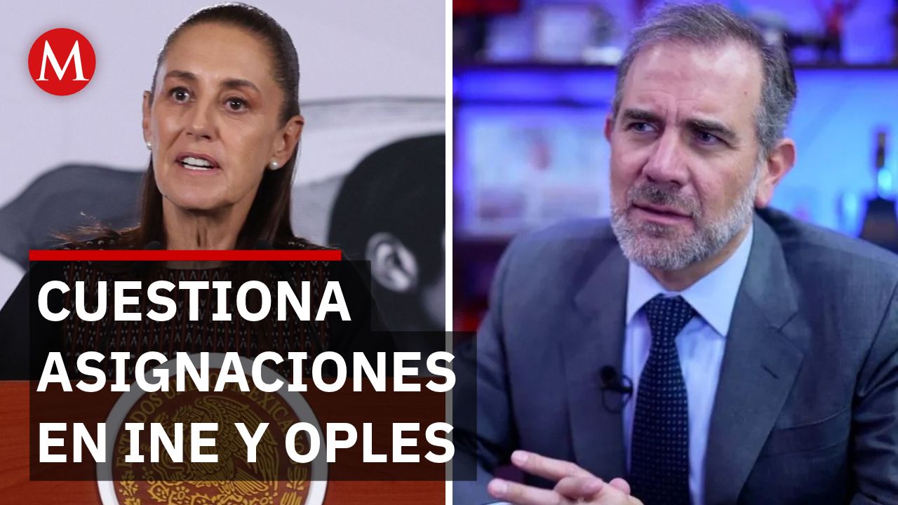 Sheinbaum vincula a Lorenzo Córdova con monopolio de empresas electorales