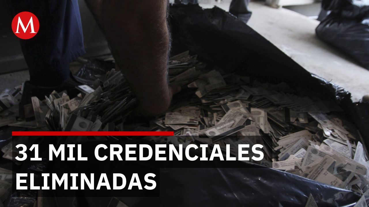 INE destruye 31 mil 124 credenciales para votar en Guerrero